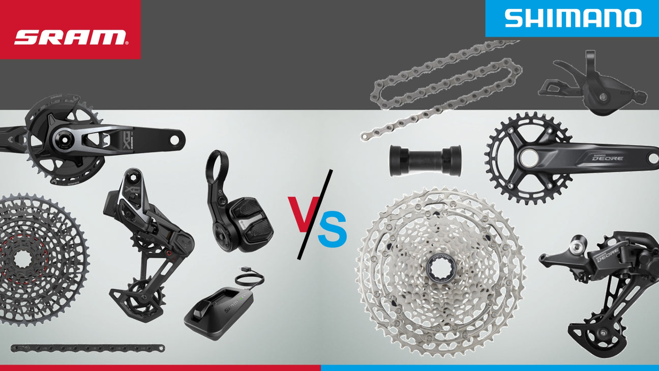 Groups mountainbike SRAM vs Shimano : which one to choose ? : The ...