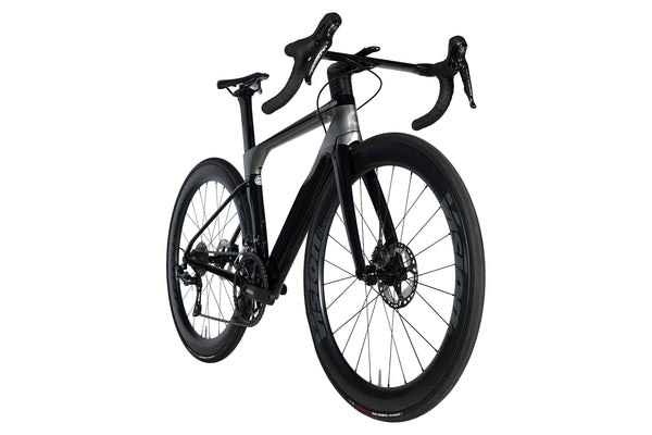 Vue diagonale du Cannondale SystemSix Carbon Ultegra Black Pearl