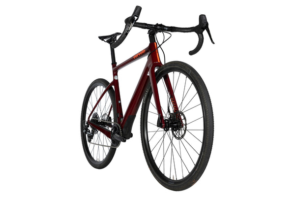 Vue diagonale du Cervélo Aspero Apex 1 Rouge