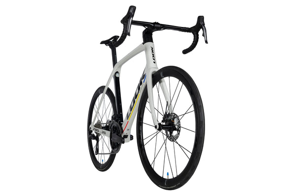 Vue diagonale du Look 795 Blade RS Proteam Ultegra Di2 White Glossy