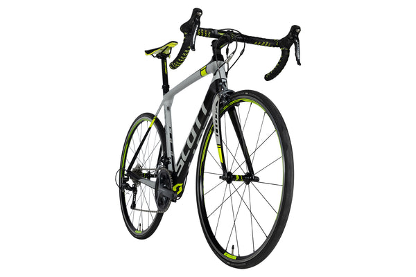 Vue diagonale du Scott Solace 10 Ultegra Grey