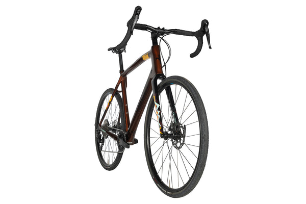 Vue diagonale du Wilier Jena GRX RX400 Patterned Bronze