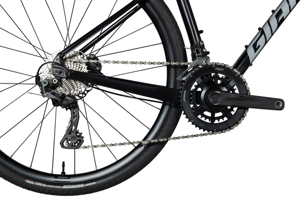 Groupe Shimano GRX810 sur Giant Revolt 0 Noir