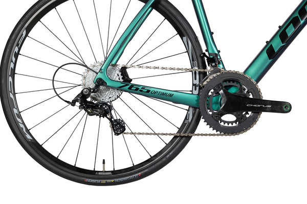 Groupe Campagnolo Chorus sur Look 765 Optimum Chameleon Campagnolo Chorus Green Blue