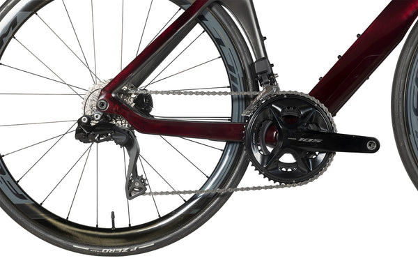 Groupe Shimano 105 Di2 sur Orbea Orca Aero M30iLTD Wine Red