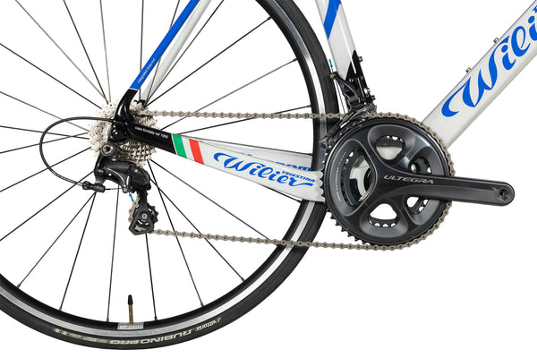 Groupe Shimano Ultegra sur Wilier Cento 1 SR Shimano Ultegra Blanc Bleu