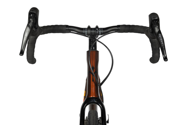 Vue frontale du Wilier Jena GRX RX400 Patterned Bronze