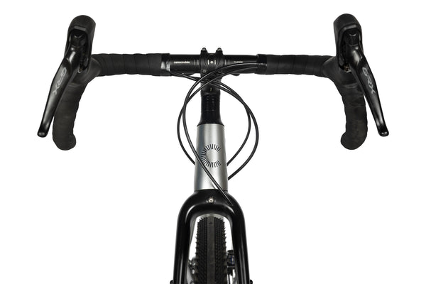 Vue frontale du Cannondale Topstone 1 Mercury Mercury Grey