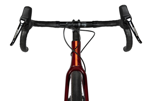 Vue frontale du Cervélo Aspero Apex 1 Rouge