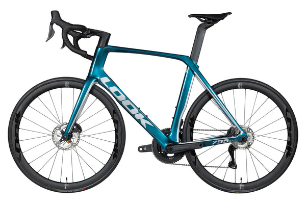 Vue du côté opposé de la chaîne du Look 795 Blade Disc Blue Ultegra Di2 Blue